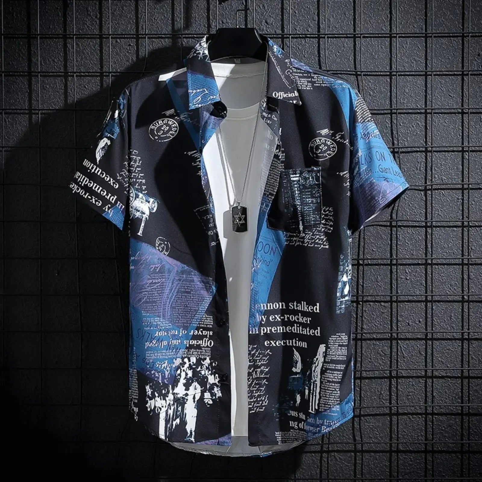 LAURENT MONACO | CHEMISE CLASSIQUE IMPRIMÉE POUR HOMMES