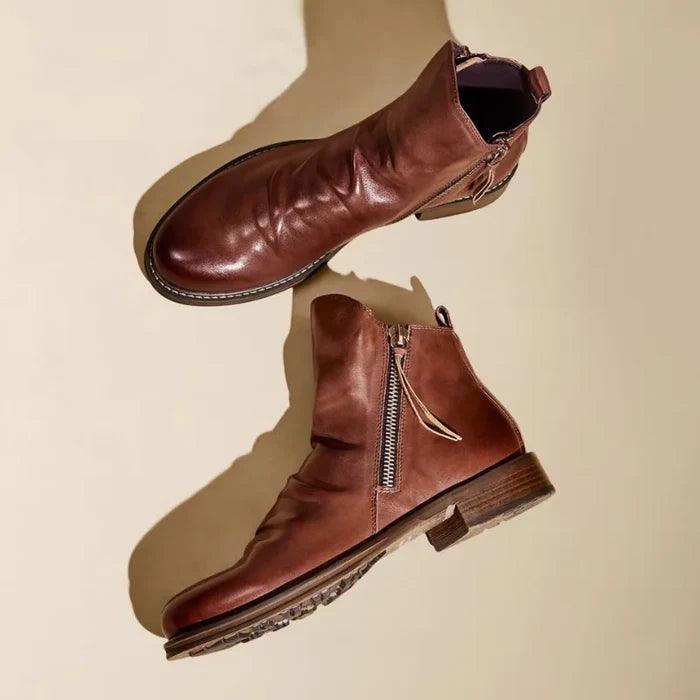 LAURENT MONACO | BOTTES EN CUIR ROYAL