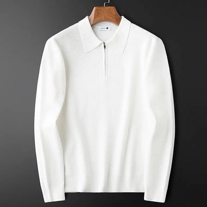 LAURENT MONACO | SWEAT CLASSIQUE EN MAILLE WAFFLE POUR HOMME