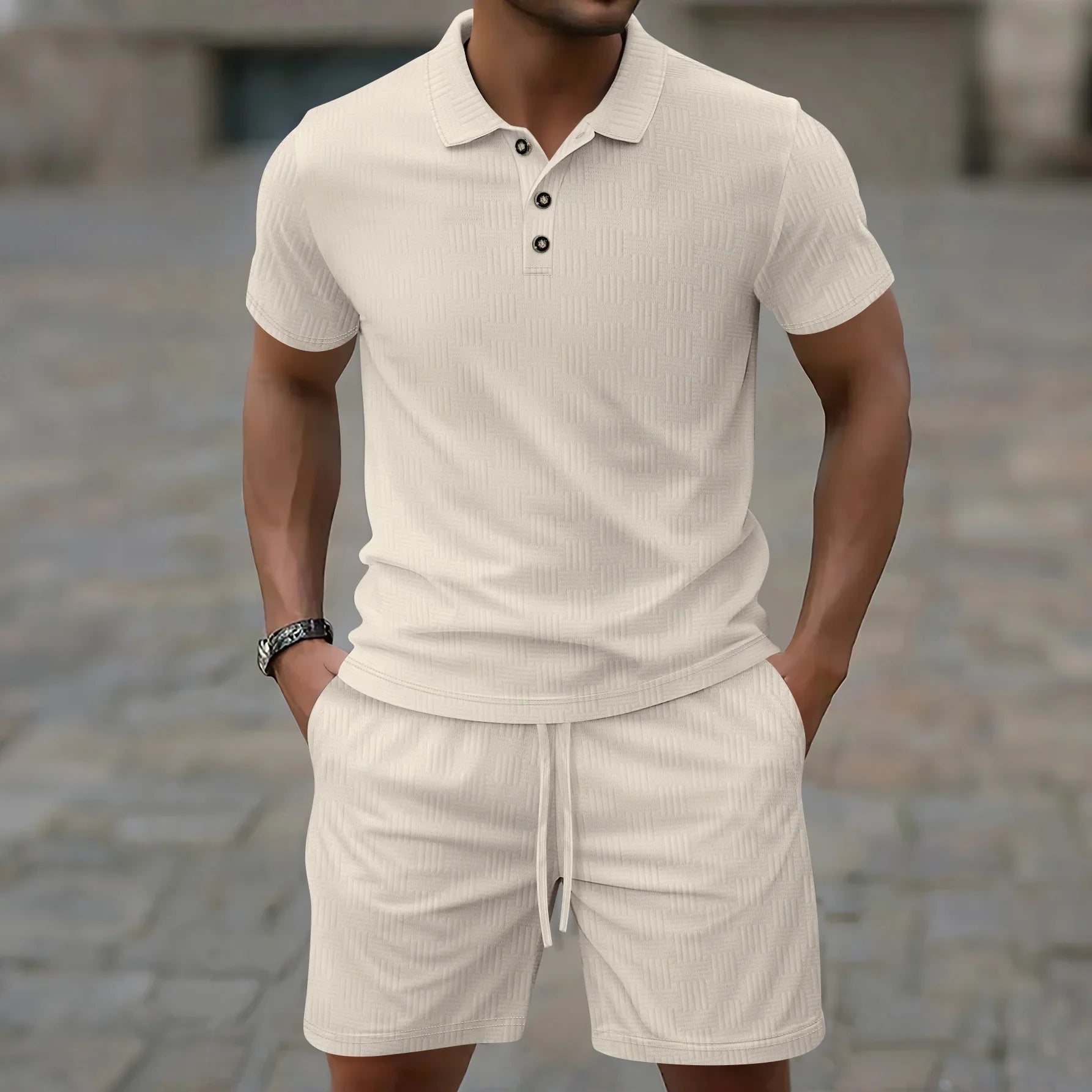 LAURENT MONACO | ENSEMBLE POLO D'ÉTÉ POUR HOMMES