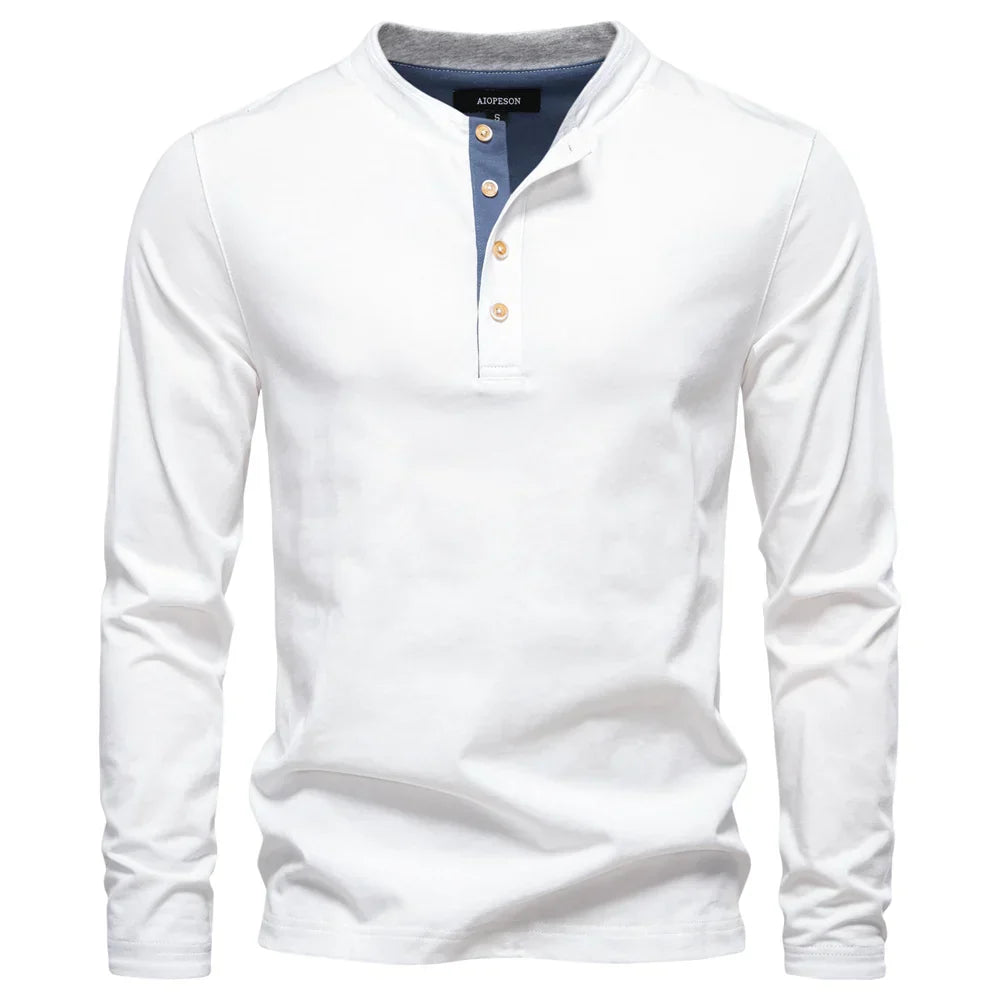 LAURENT MONACO | T-SHIRT CLASSIQUE À MANCHES LONGUES POUR HOMMES