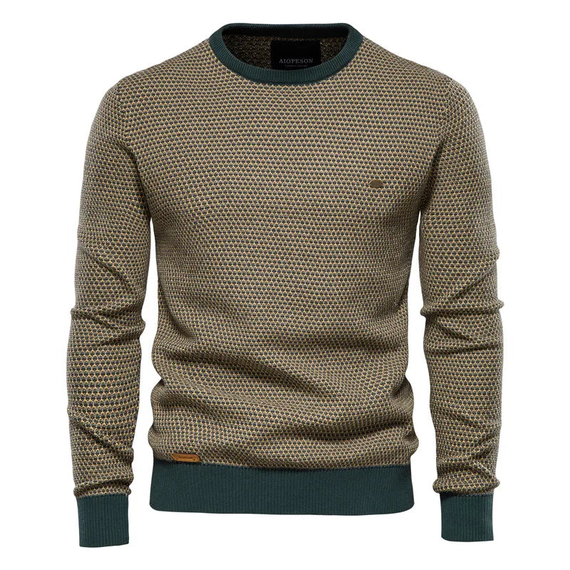 LAURENT MONACO | PULL POUR HOMME À MOTIF À CARREAUX