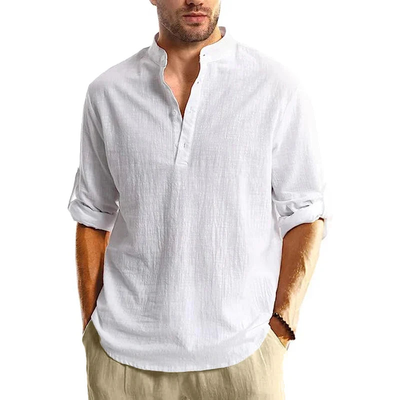 LAURENT MONACO | CHEMISE D'ÉTÉ EN LIN POUR HOMME