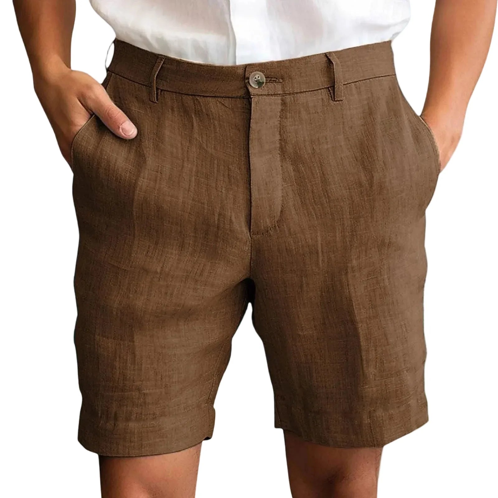 LAURENT MONACO | SHORT EN LIN POUR HOMMES
