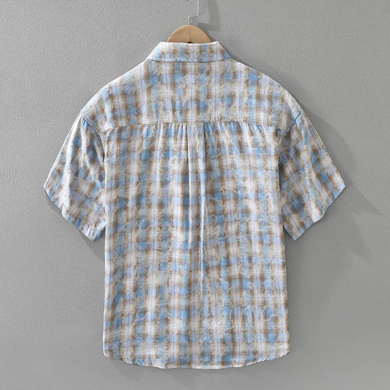 LAURENT MONACO | CHEMISE À CARREAUX RÉTRO POUR HOMMES