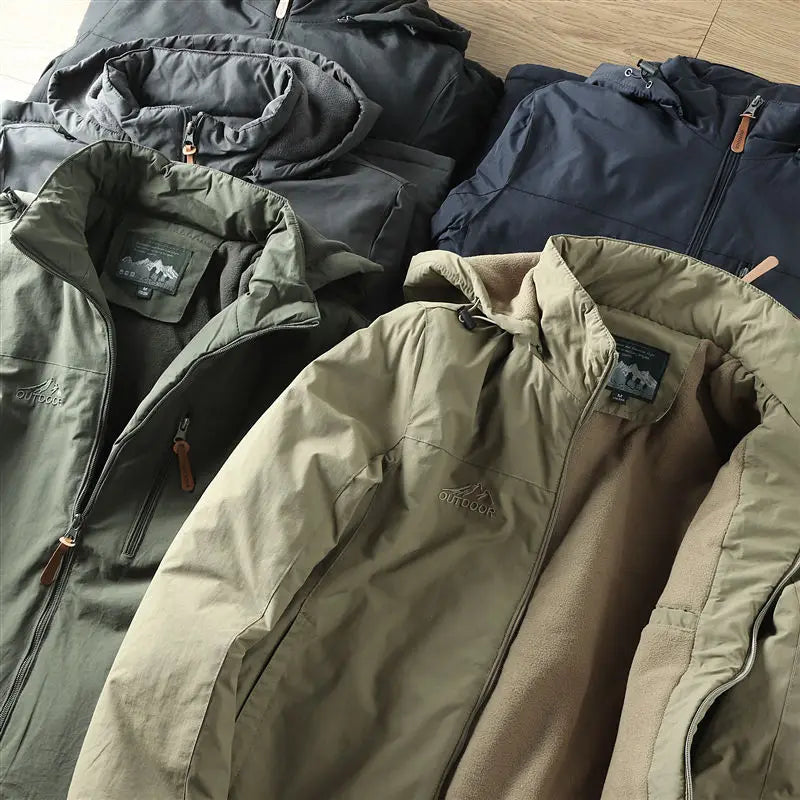 LAURENT MONACO | VESTE DE PLEIN AIR À CAPUCHE POUR HOMMES