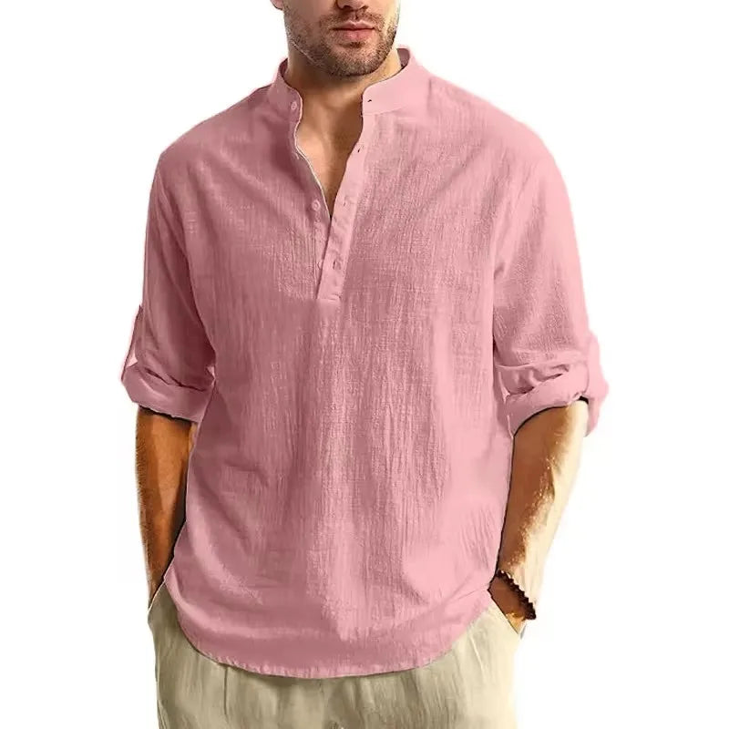 LAURENT MONACO | CHEMISE D'ÉTÉ EN LIN POUR HOMME
