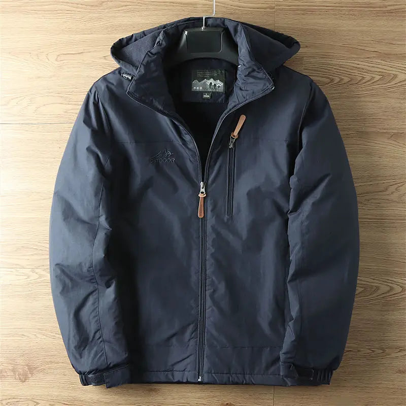 LAURENT MONACO | VESTE DE PLEIN AIR À CAPUCHE POUR HOMMES