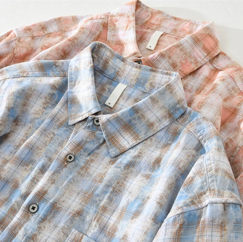 LAURENT MONACO | CHEMISE À CARREAUX RÉTRO POUR HOMMES