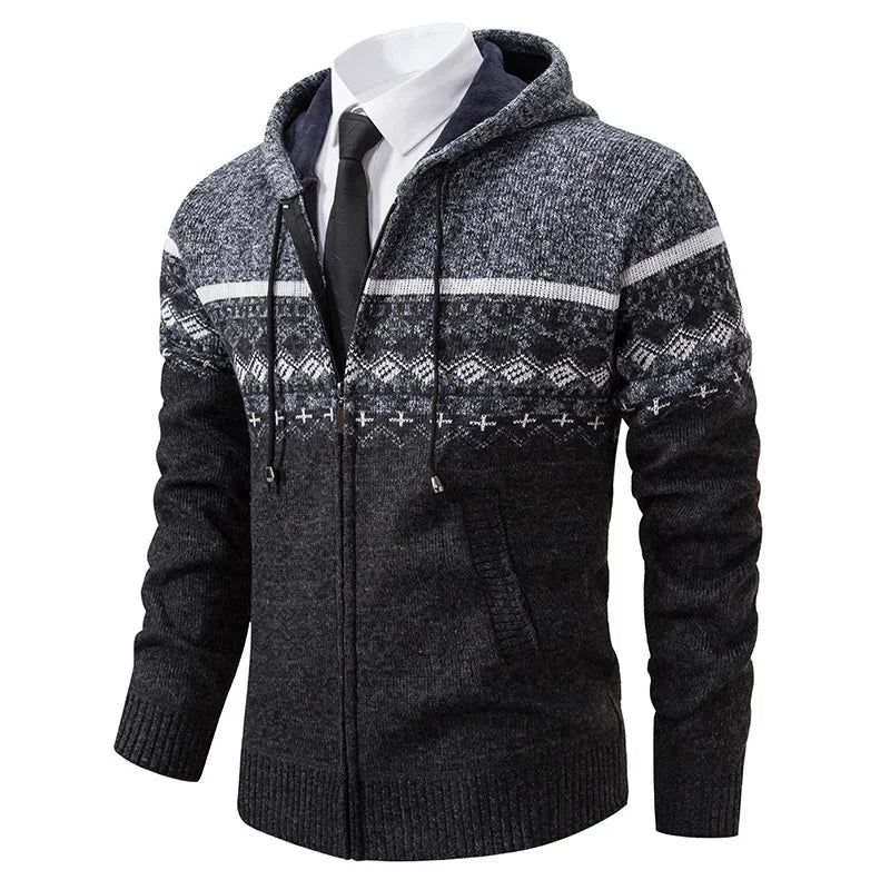LAURENT MONACO | VESTE ETHNIQUE EN MAILLE POUR HOMMES