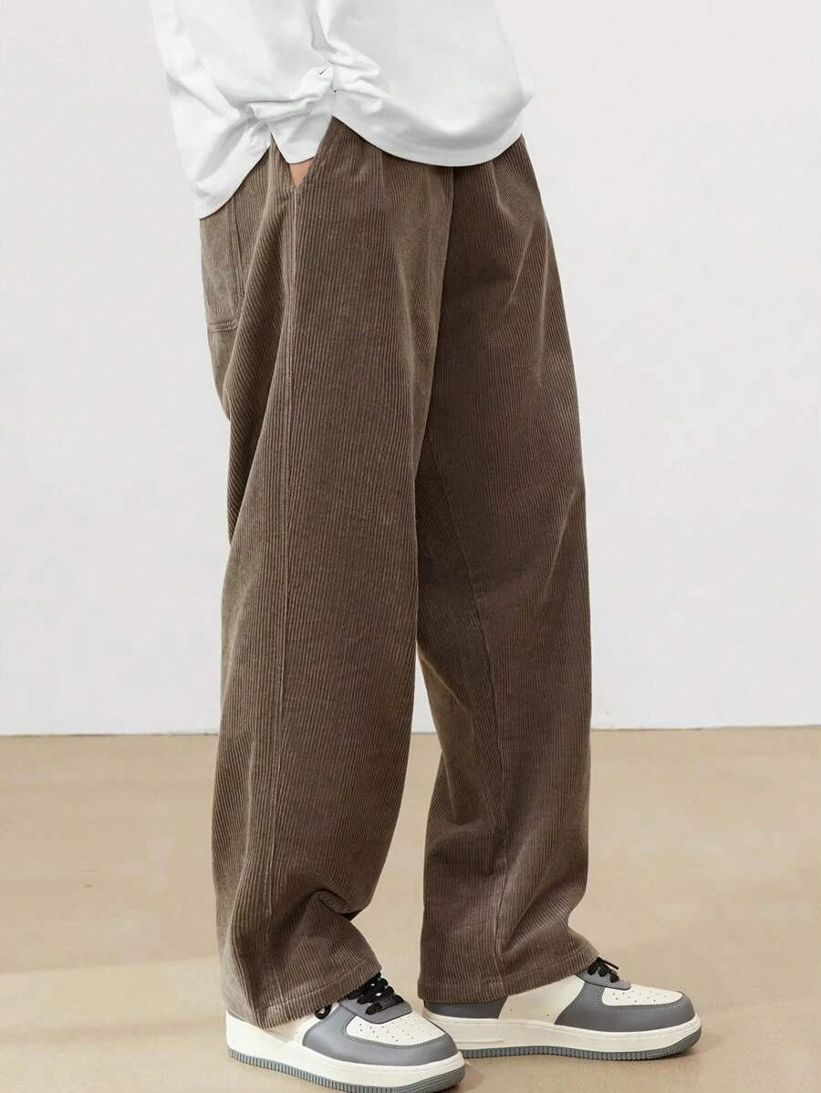 LAURENT MONACO | PANTALONS EN CORDUROY POUR HOMMES