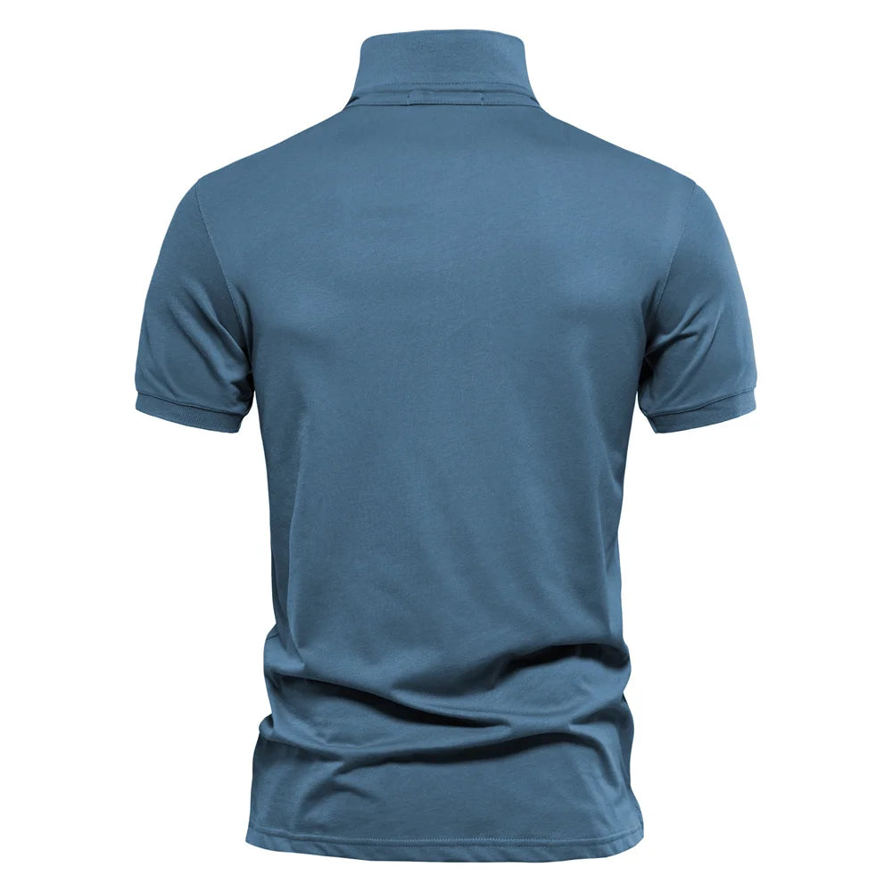 LAURENT MONACO | POLO FORMAL BRODÉ POUR HOMME