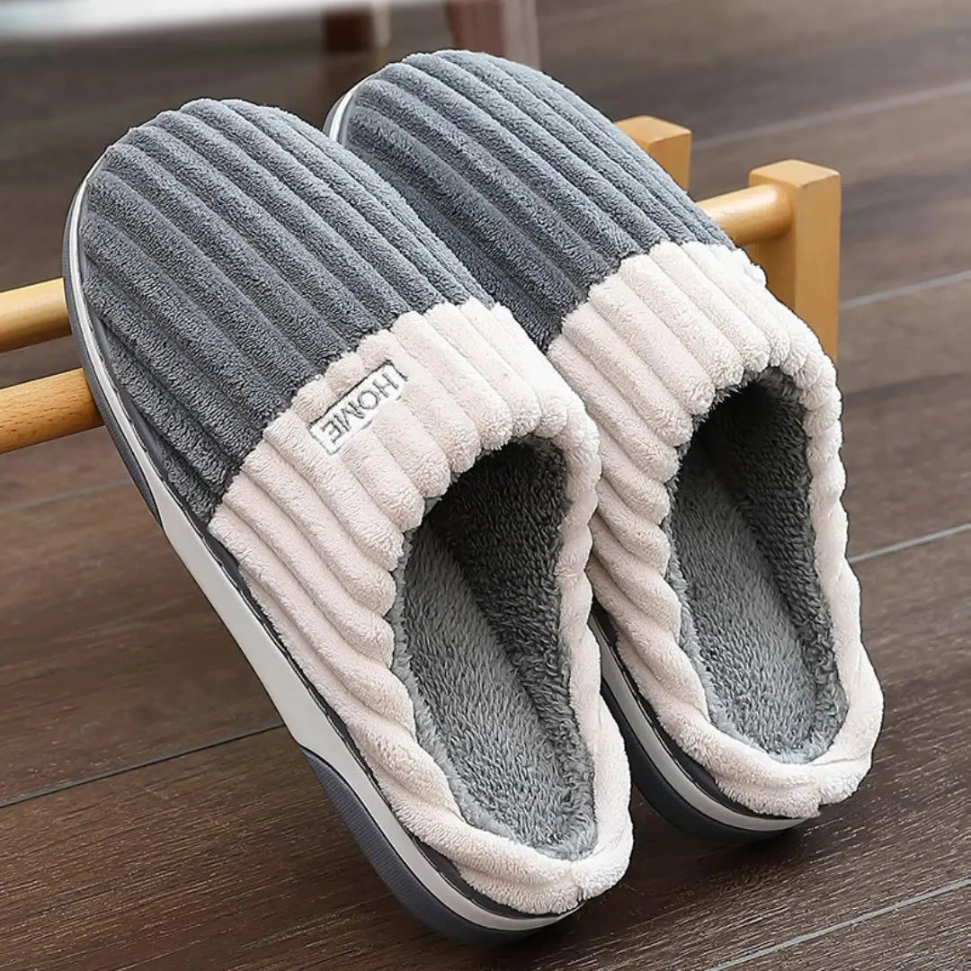 LAURENT MONACO | CHAUSSONS D'INTÉRIEUR EN TISSU DOUX POUR HOMMES