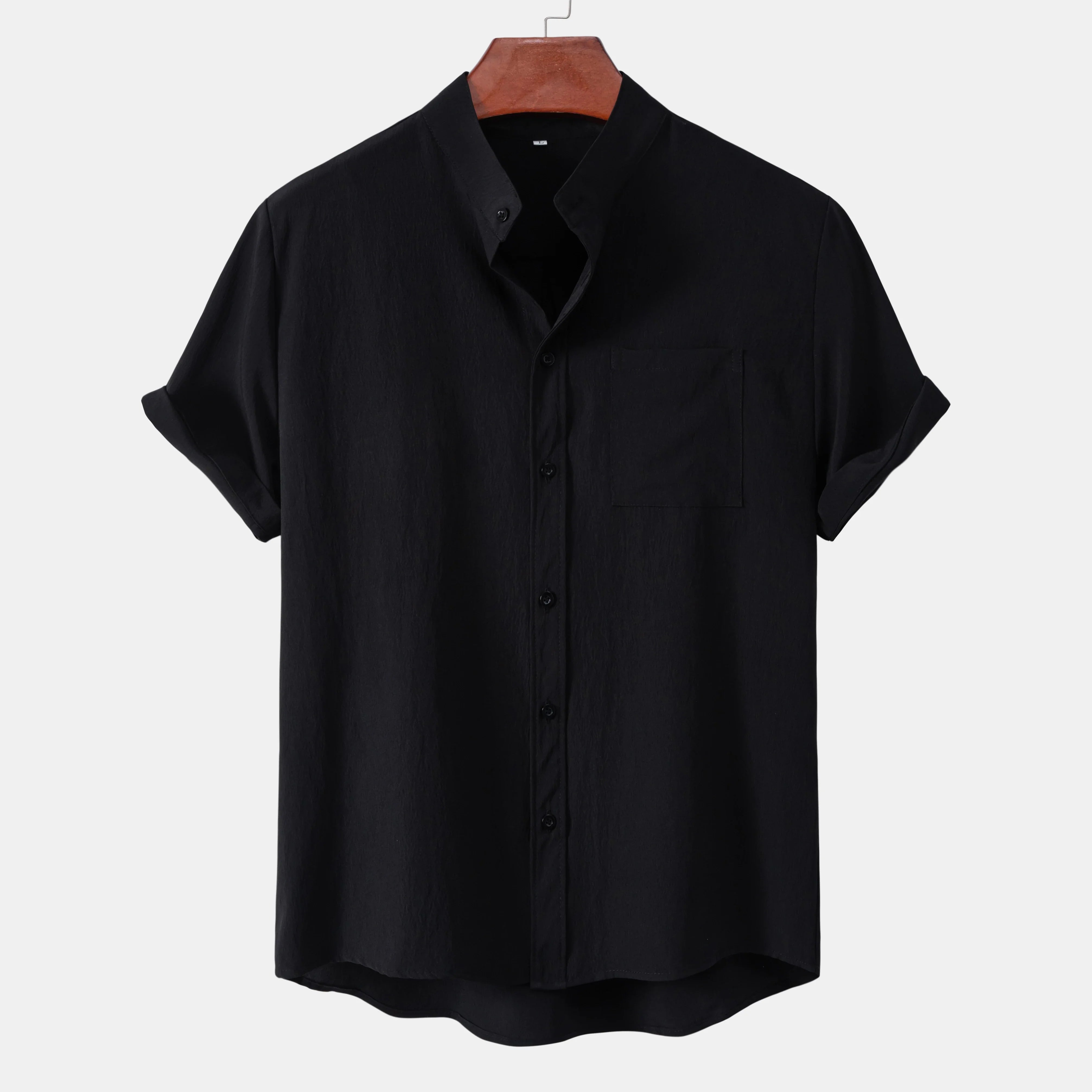 LAURENT MONACO | CHEMISE CLASSIQUE À MANCHES COURTES POUR HOMMES