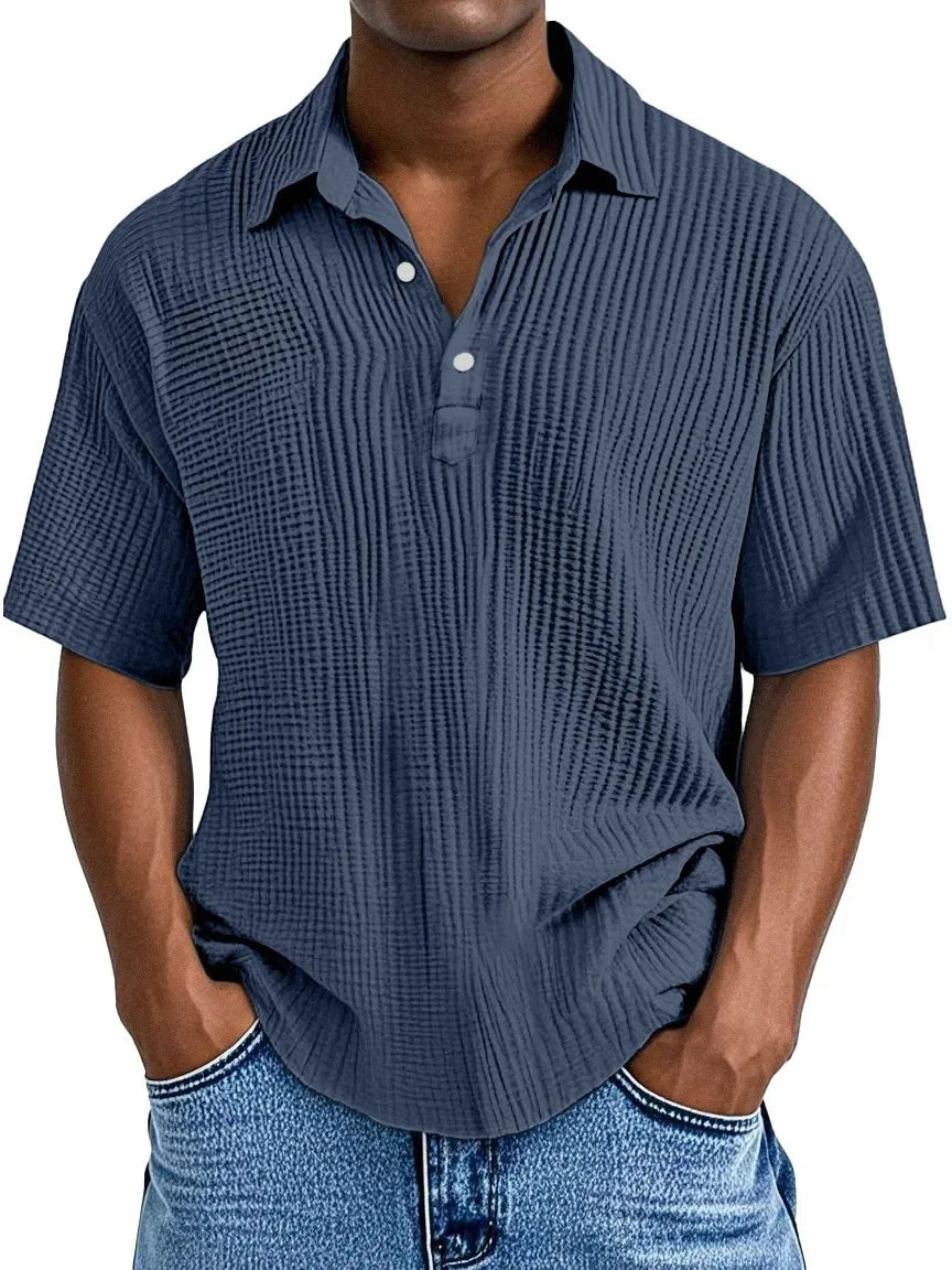 LAURENT MONACO | CHEMISE VINTAGE TEXTURÉE POUR HOMMES