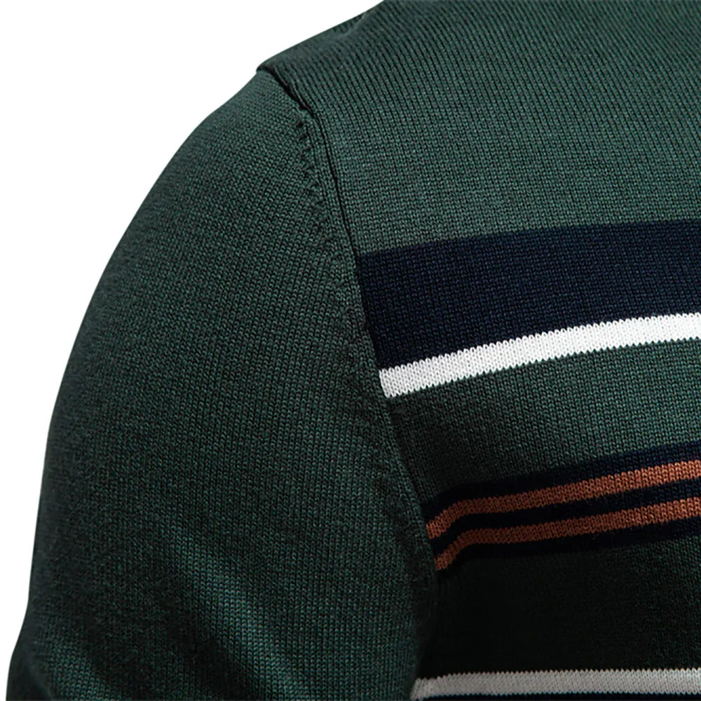 LAURENT MONACO | PULL RAYÉ EN COTON DOUX