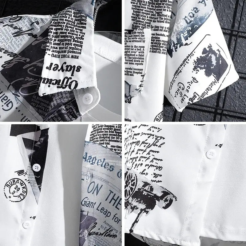 LAURENT MONACO | CHEMISE CLASSIQUE IMPRIMÉE POUR HOMMES
