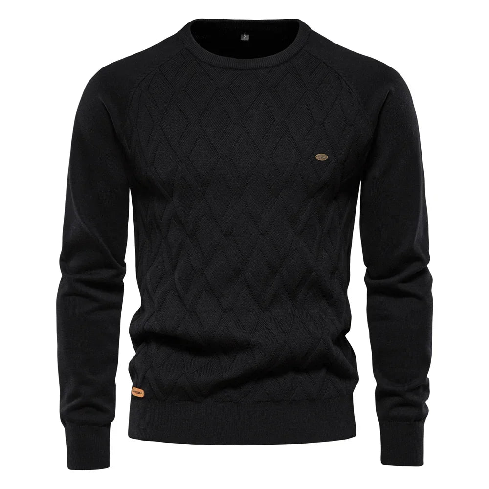 LAURENT MONACO  | PULL HOMME À CARREAUX