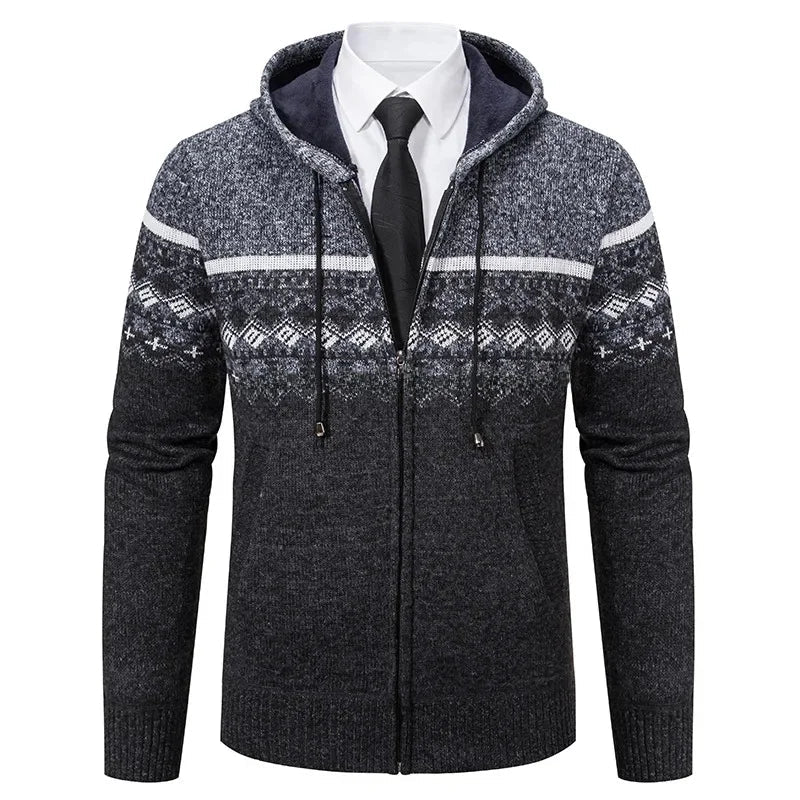 LAURENT MONACO | VESTE ETHNIQUE EN MAILLE POUR HOMMES