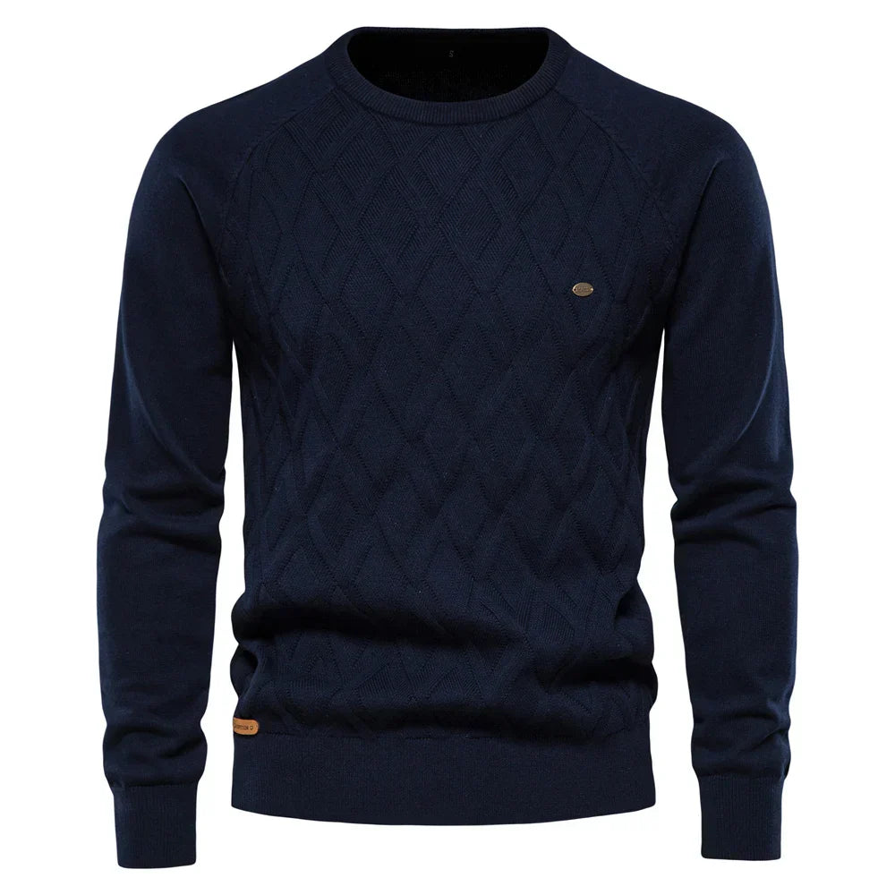 LAURENT MONACO  | PULL HOMME À CARREAUX