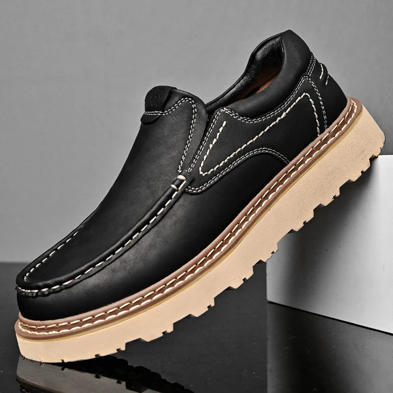 LAURENT MONACO | MOCASSINS EN CUIR DE VACHETTE POUR HOMME