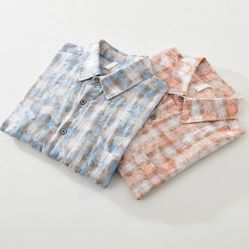 LAURENT MONACO | CHEMISE À CARREAUX RÉTRO POUR HOMMES