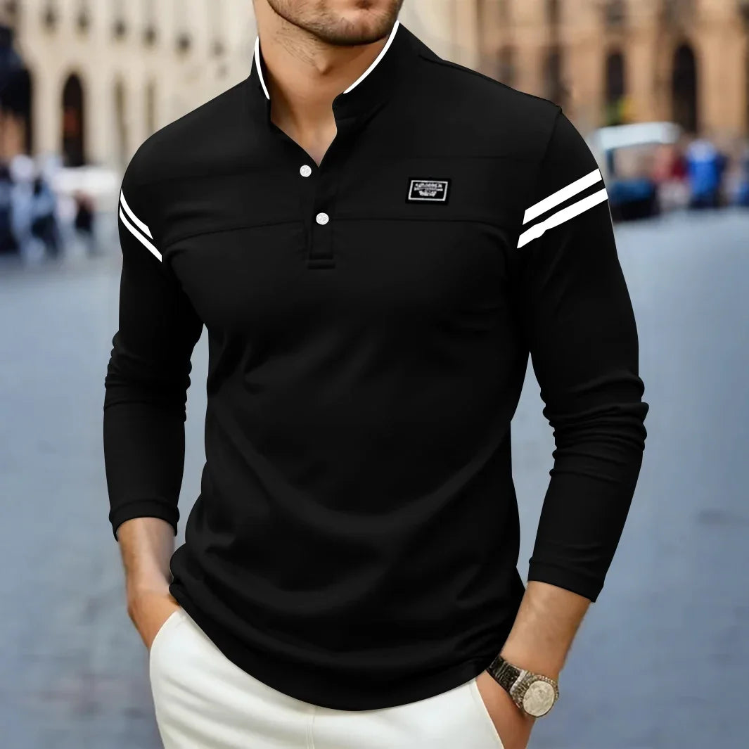 LAURENT MONACO | T-SHIRT À MANCHES LONGUES MODERNE POUR HOMME
