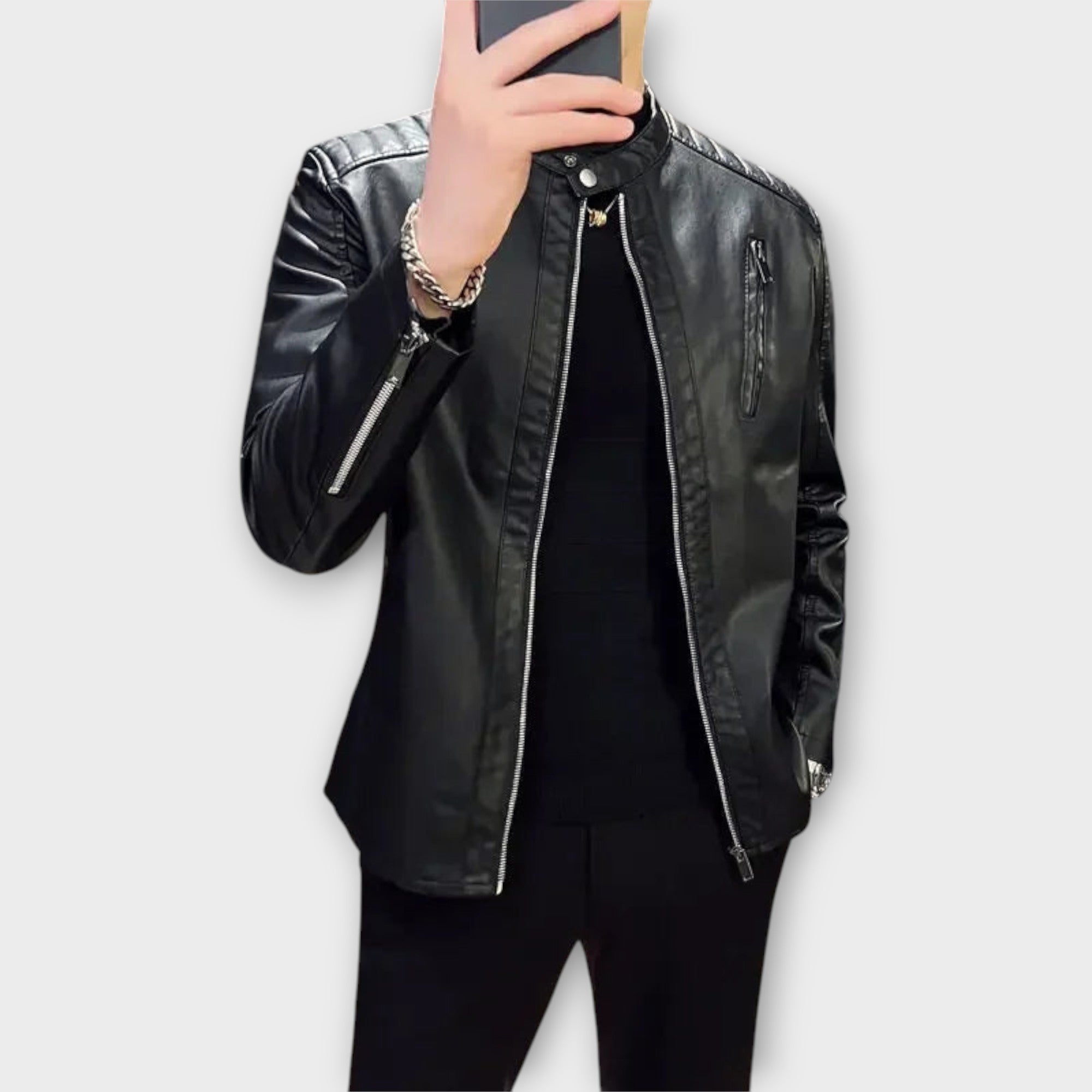 LAURENT MONACO | VESTE EN CUIR BOLD RIDER
