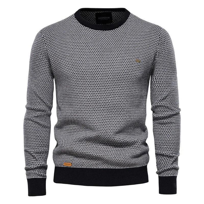 LAURENT MONACO | PULL POUR HOMME À MOTIF À CARREAUX