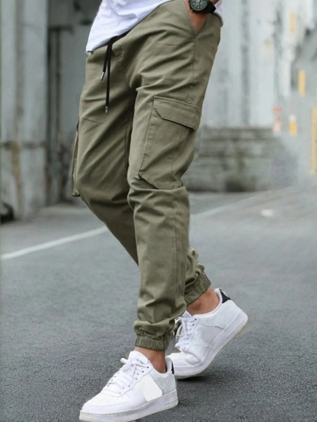 LAURENT MONACO | PANTALONS CARGO SLIM POUR HOMMES