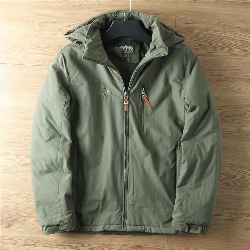 LAURENT MONACO | VESTE DE PLEIN AIR À CAPUCHE POUR HOMMES