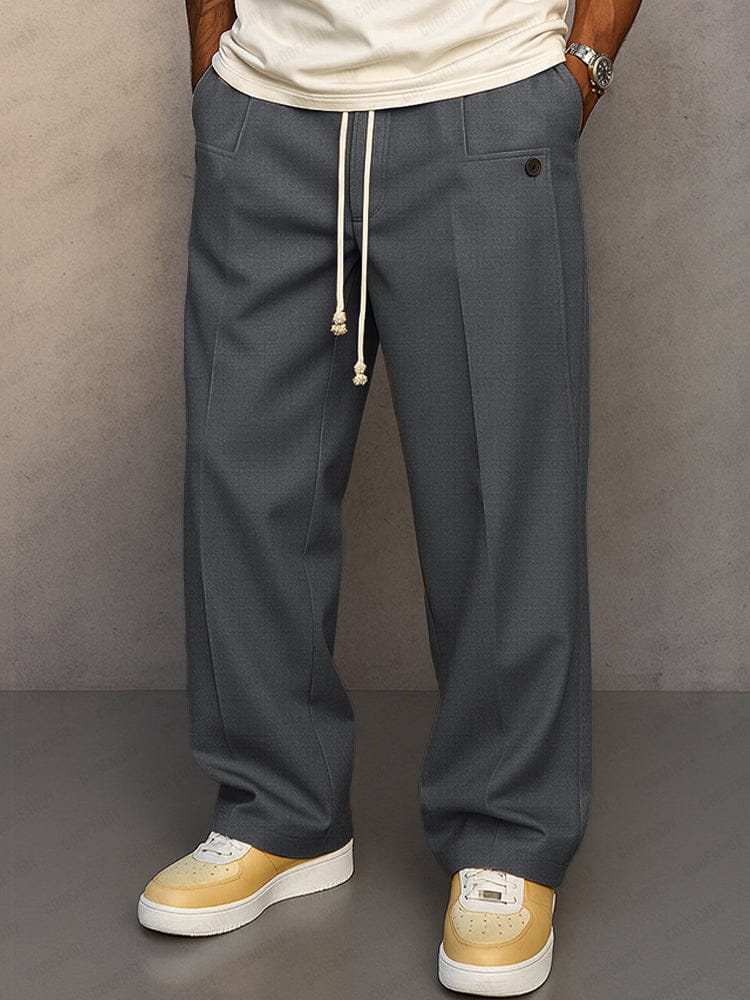 LAURENT MONACO | PANTALON COTON À CORDON POUR HOMME