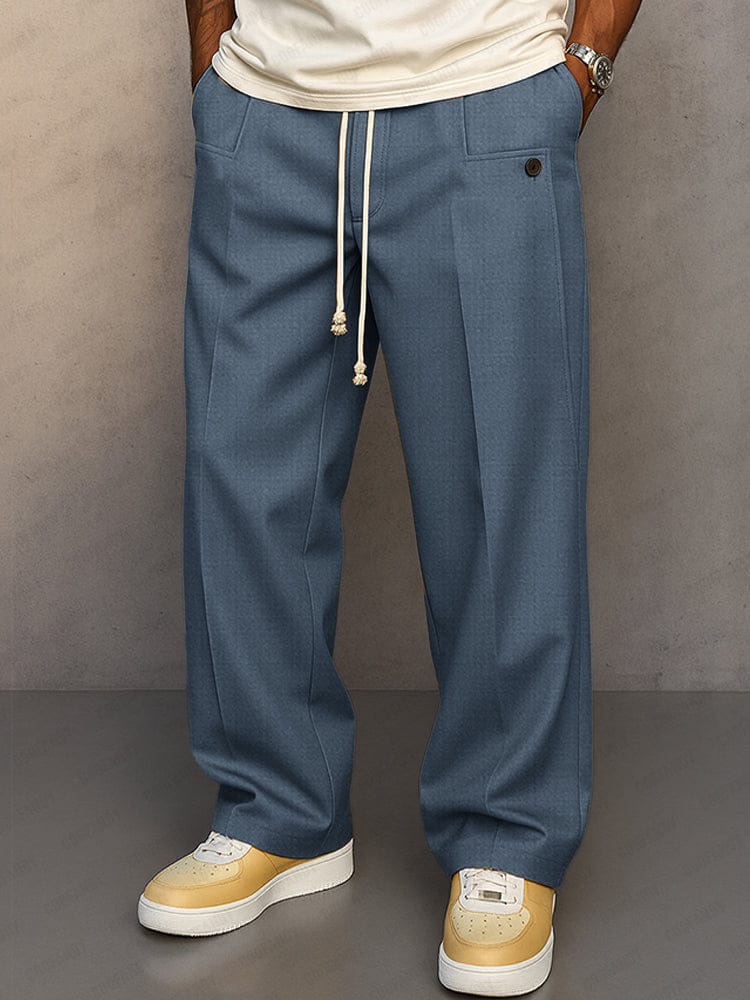 LAURENT MONACO | PANTALON COTON À CORDON POUR HOMME