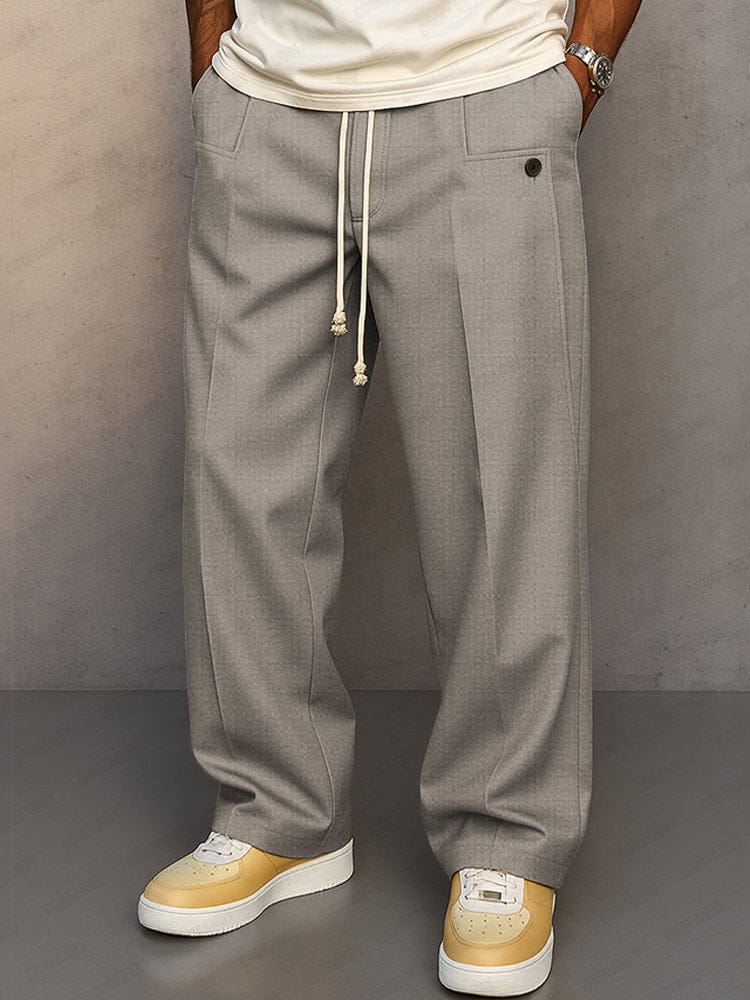 LAURENT MONACO | PANTALON COTON À CORDON POUR HOMME