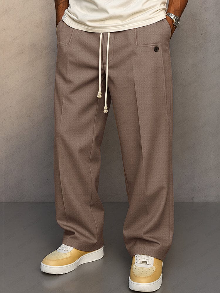 LAURENT MONACO | PANTALON COTON À CORDON POUR HOMME