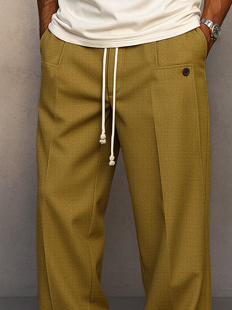 LAURENT MONACO | PANTALON COTON À CORDON POUR HOMME