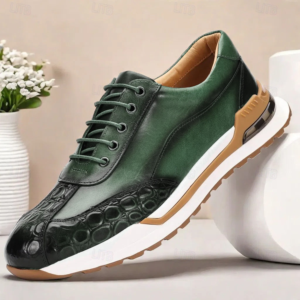 LAURENT MONACO | BASKETS EN CUIR POUR HOMMES
