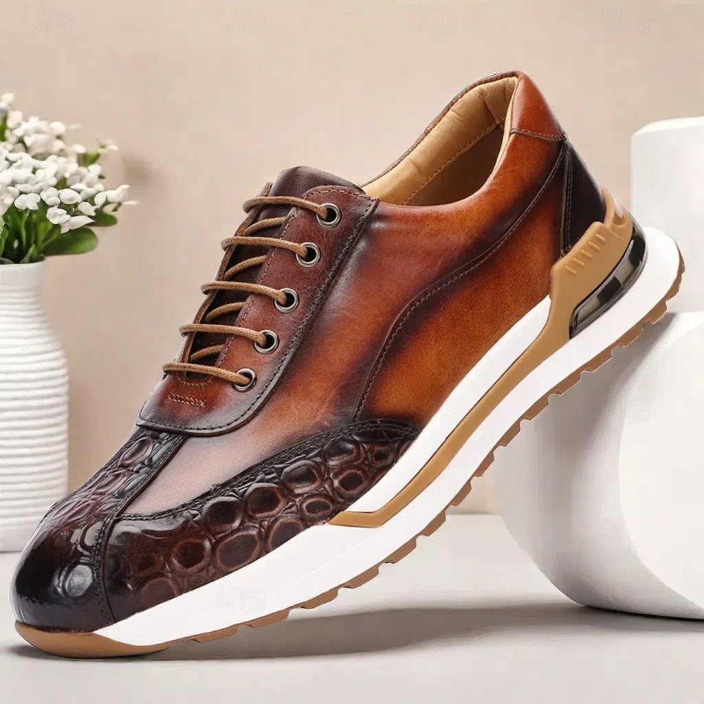 LAURENT MONACO | BASKETS EN CUIR POUR HOMMES