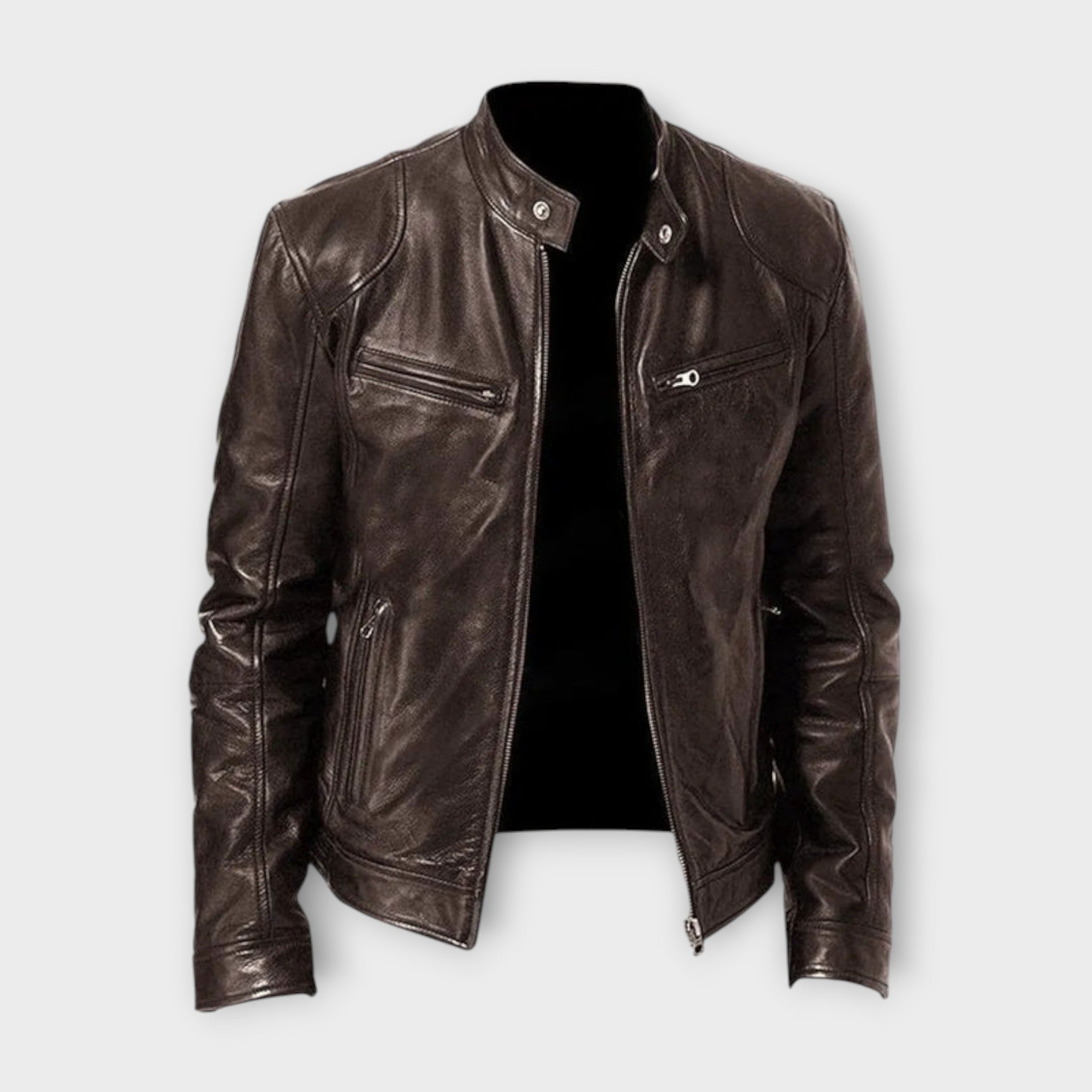 LAURENT MONACO | VESTE EN CUIR VINTAGE POUR HOMME