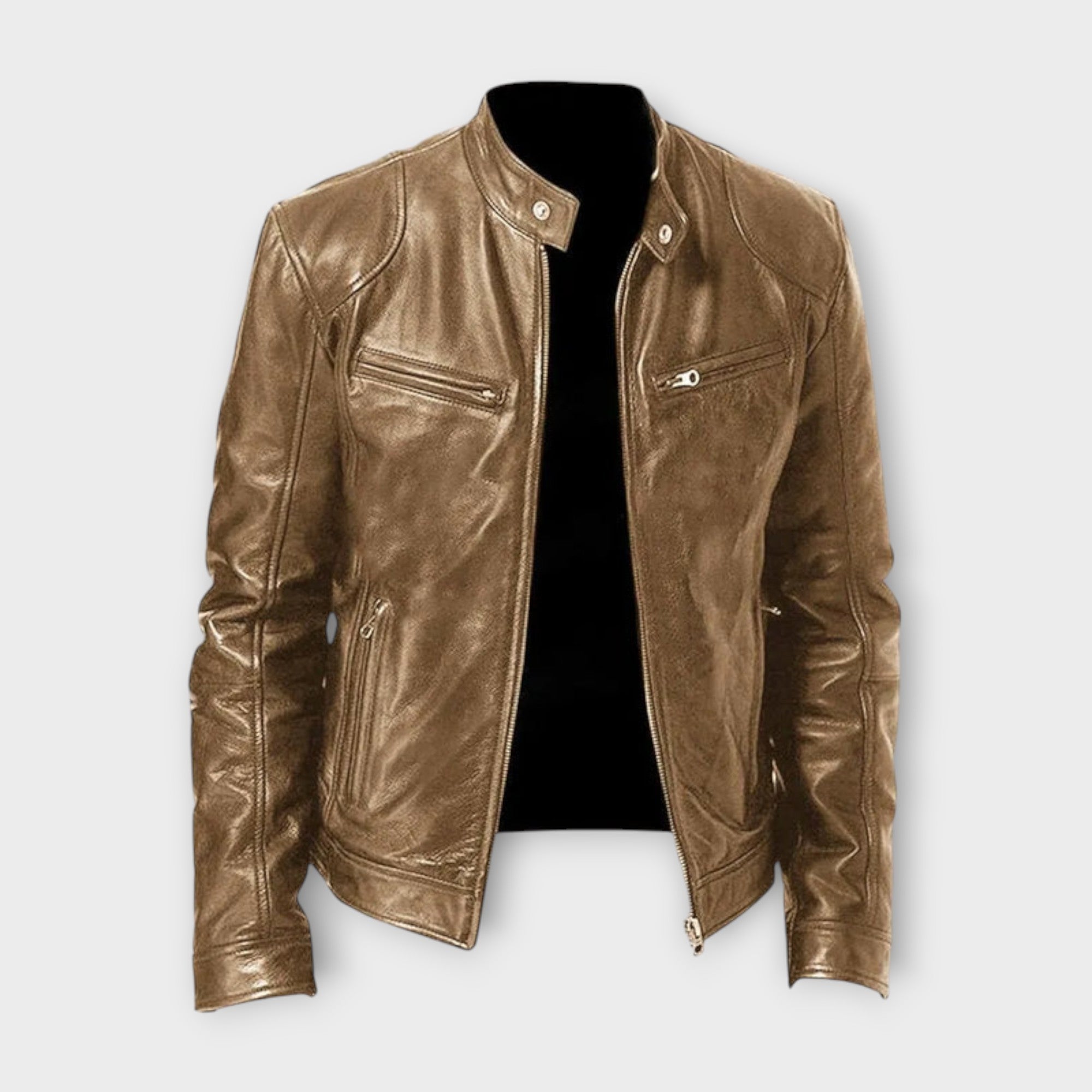 LAURENT MONACO | VESTE EN CUIR VINTAGE POUR HOMME
