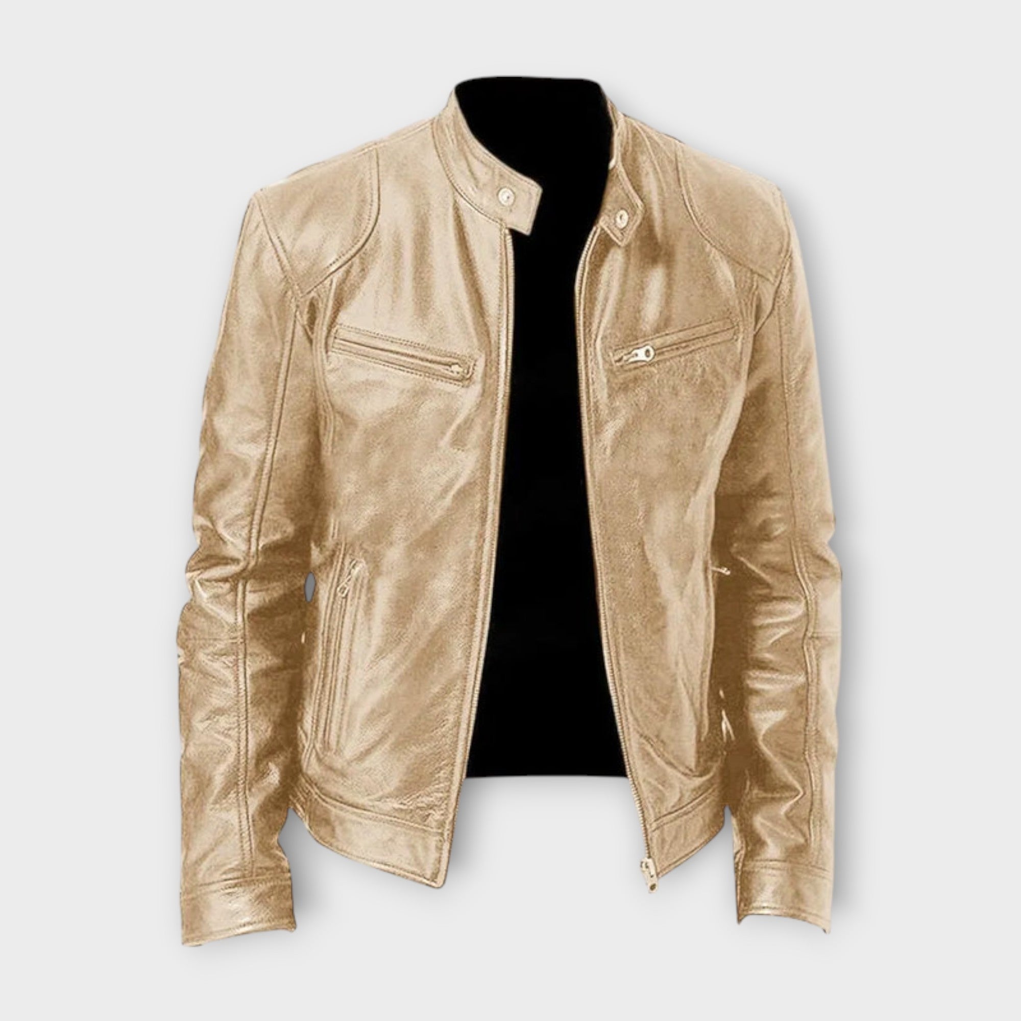 LAURENT MONACO | VESTE EN CUIR VINTAGE POUR HOMME