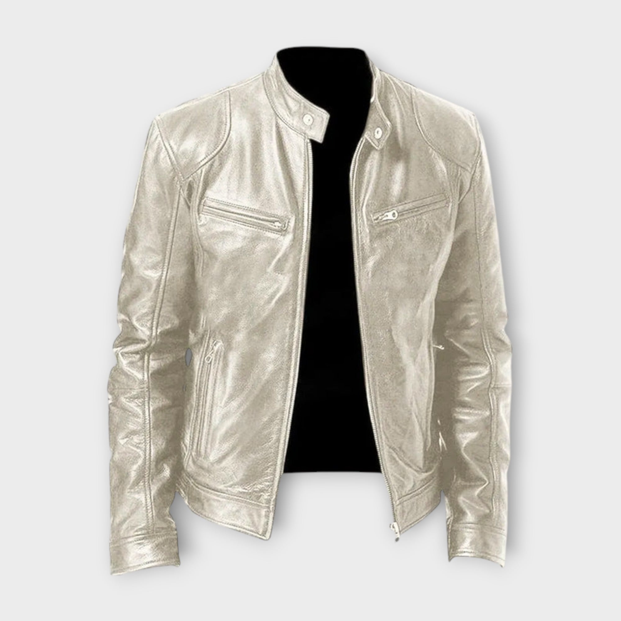LAURENT MONACO | VESTE EN CUIR VINTAGE POUR HOMME