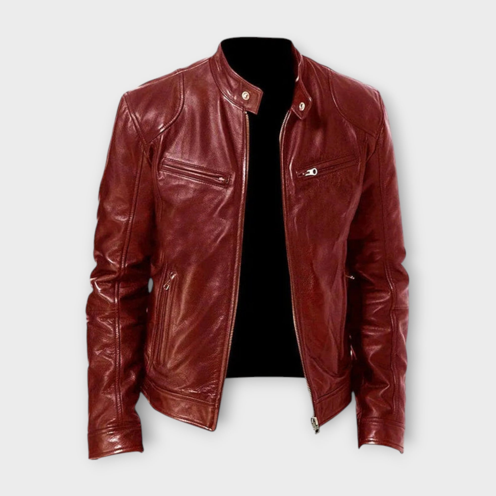 LAURENT MONACO | VESTE EN CUIR VINTAGE POUR HOMME