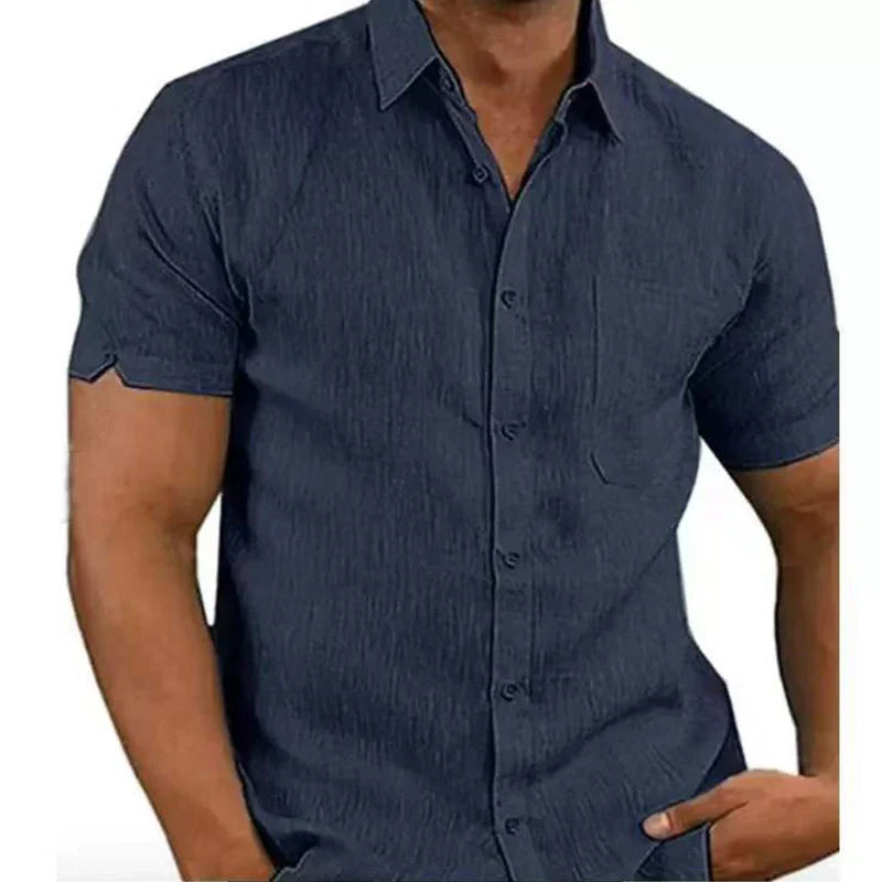 LAURENT MONACO | CHEMISE D'ÉTÉ EN LIN POUR HOMMES