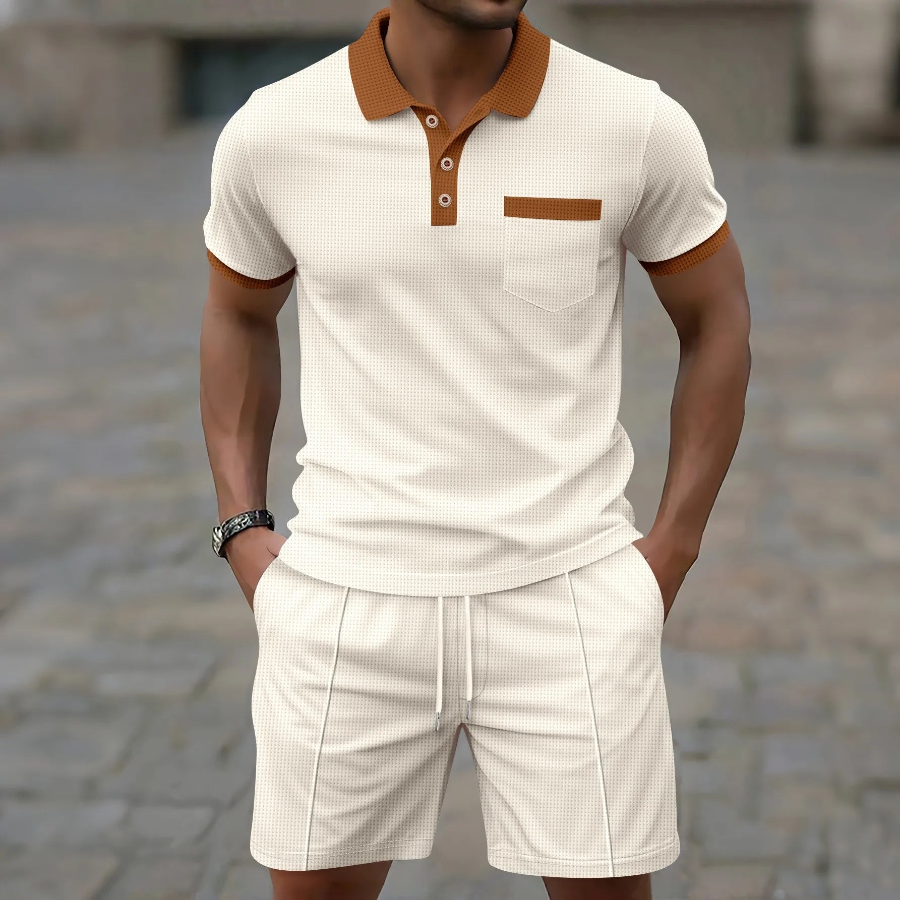 LAURENT MONACO | ENSEMBLE POLO CLASSIQUE POUR HOMMES