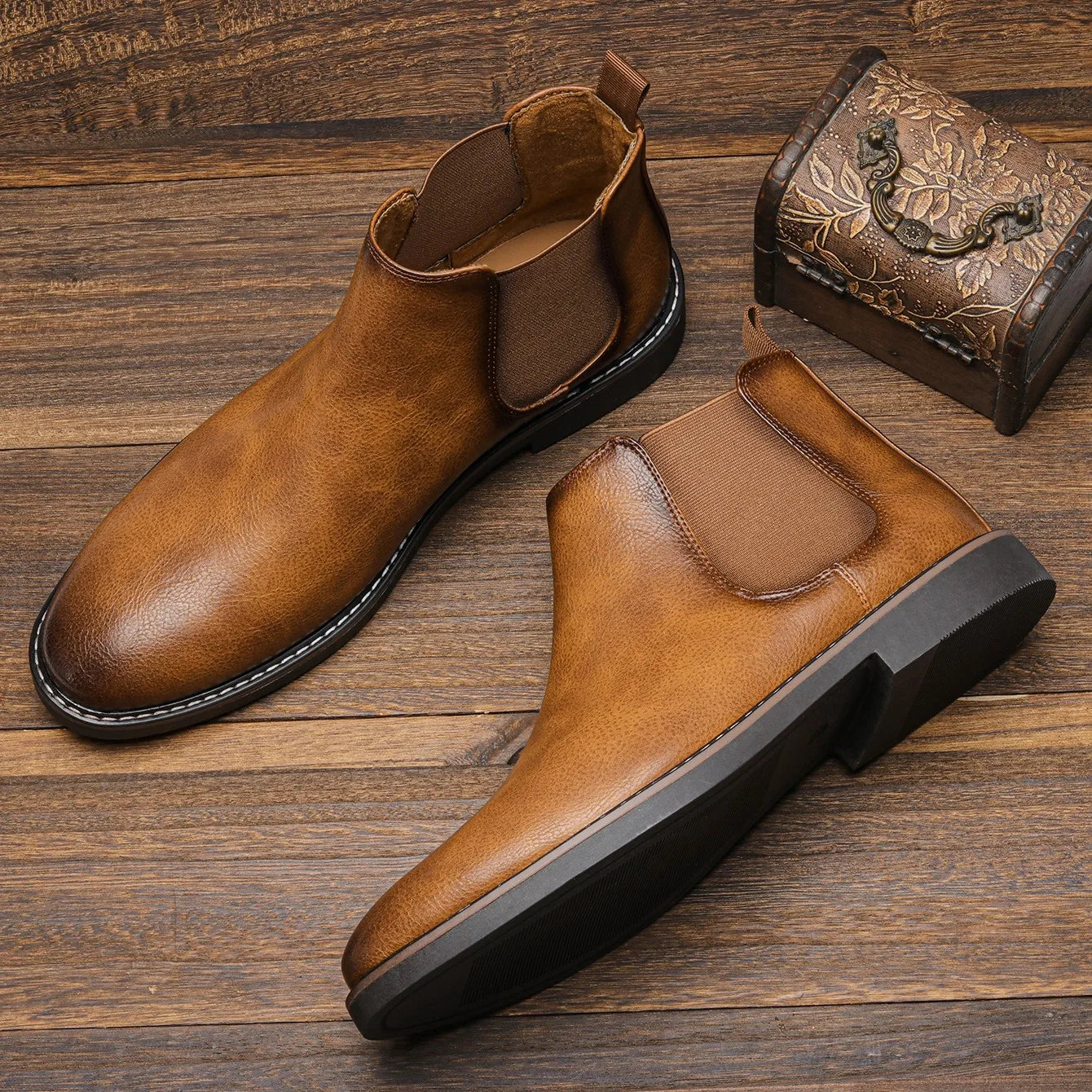 LAURENT MONACO | CHAUSSURES DÉCONTRACTÉES EN CUIR POUR HOMMES