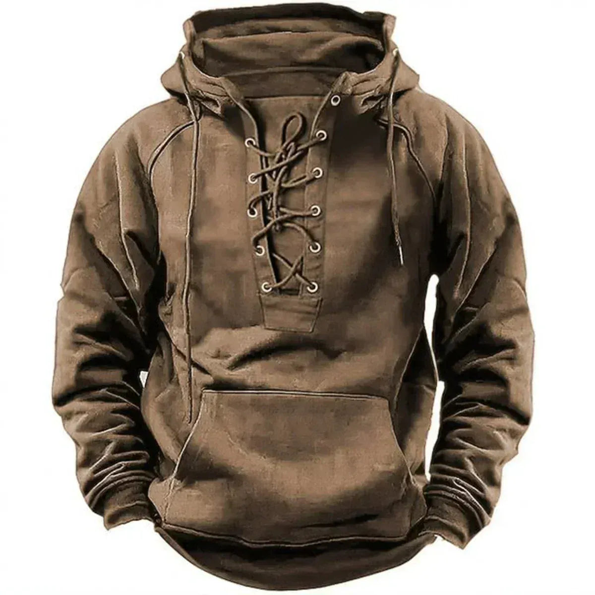LAURENT MONACO | SWEAT À CAPUCHE VIKING À LACETS POUR HOMME