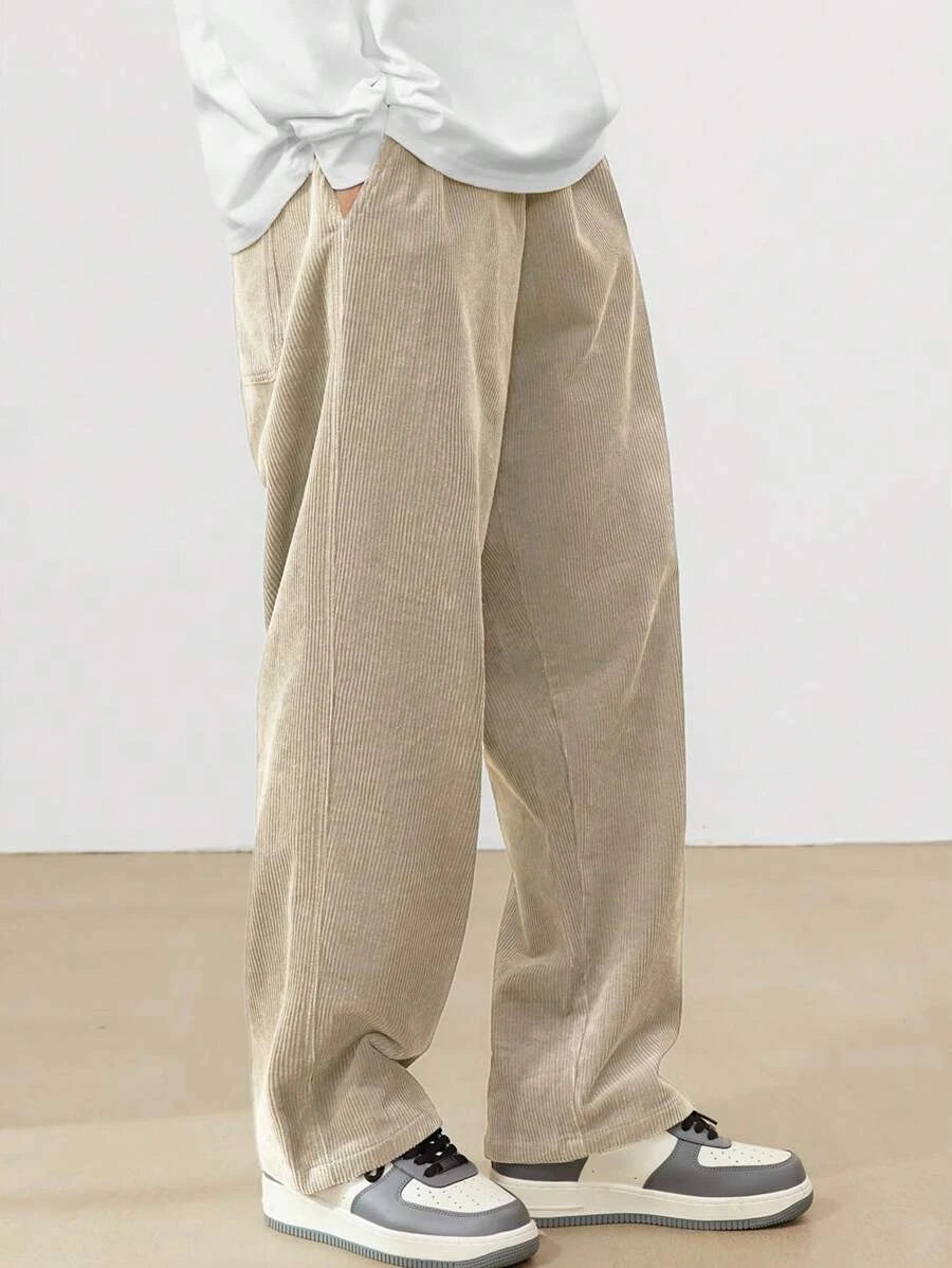 LAURENT MONACO | PANTALONS EN CORDUROY POUR HOMMES