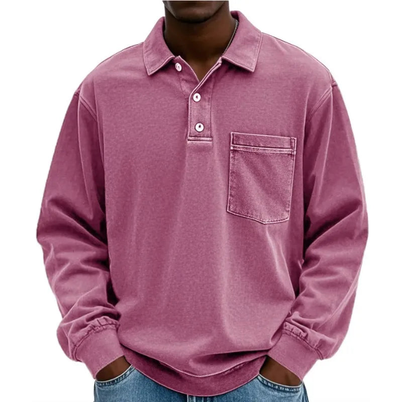 LAURENT MONACO | POLO LONG CLASSIQUE POUR HOMMES