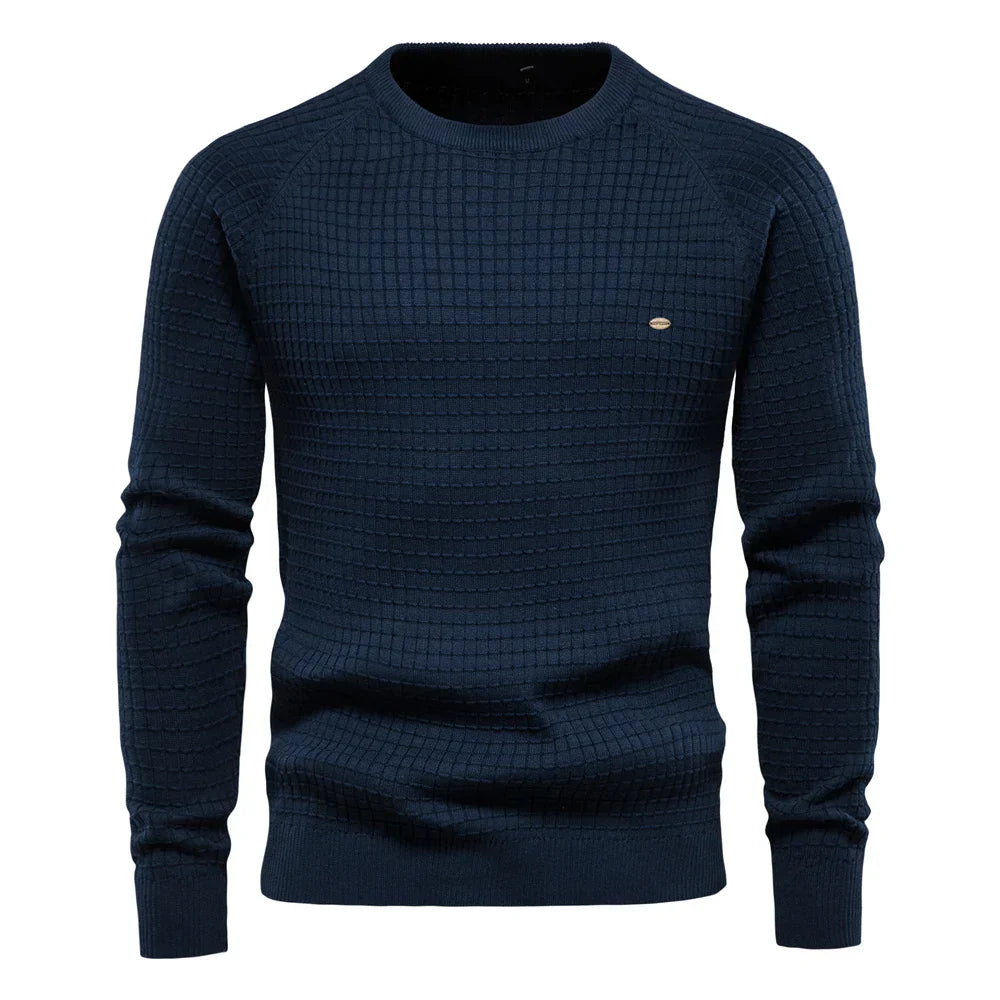 LAURENT MONACO | PULL HOMME À MOTIF À CARREAUX